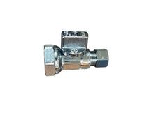 Load image into Gallery viewer, Mueller 401-302HC Straight Stop Valve 1/2" FIP x 3/8" O.D. Comp
