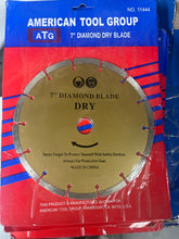 Load image into Gallery viewer, ATG 11444 7&quot; Diamond Blade DRY
