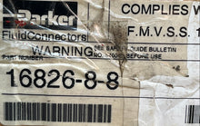 Load image into Gallery viewer, Parker 16826-8-8 Fitting 13/32" x 1/2" Hose Fitting
