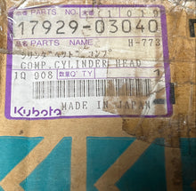 Load image into Gallery viewer, Kubota 17929-03040 Cylinder Head, Compressor
