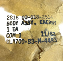 Load image into Gallery viewer, Teledyne inc JD382A2070 Body Assy, Energy 2815-00-018-2514

