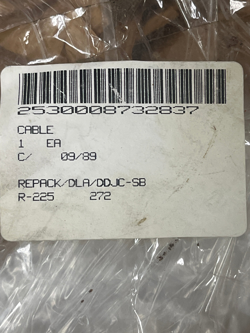 Navistar International 237877R91 Cable, Parking Brake 2530-00-873-2837
