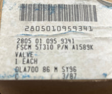 Load image into Gallery viewer, A1589K Valve, Poppet 2805-01-095-9341 Chrysler 3830705
