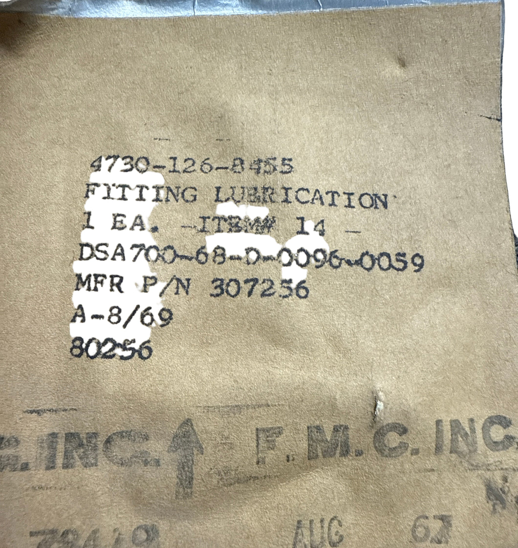 Military 307256 Fitting Lubrication