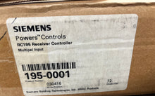 Load image into Gallery viewer, Siemens 195-0001 RC195 Control, Receiver 40-120F Trane CNT00778
