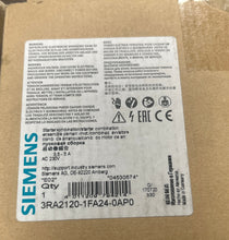 Load image into Gallery viewer, Siemens 3RA2120-1FA24-0AP0 Sirius NG Load Feeder Combination Starter
