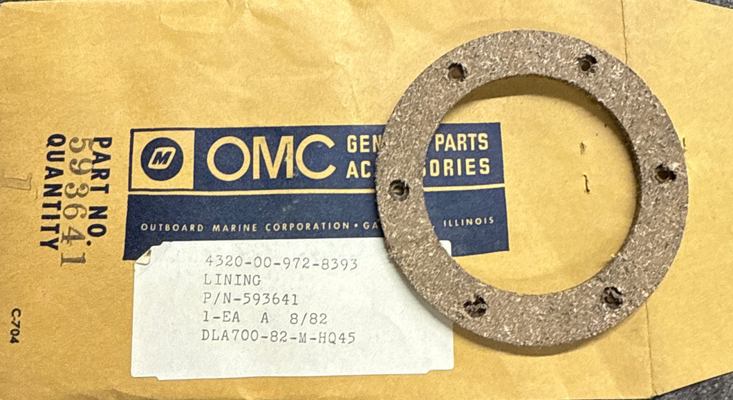 OMC 593641 Lining 4320-00-972-8393