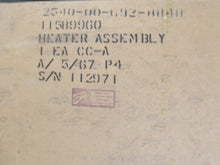 Load image into Gallery viewer, G488639 Stewart Warner Heater - 2540-00-692-8848
