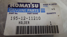 Load image into Gallery viewer, Komatsu 195-12-11210 Holder
