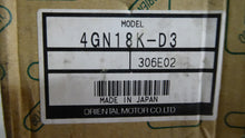 Load image into Gallery viewer, Oriental Motor 4GN18K, 4GN18K-D3 Gearhead Parallel
