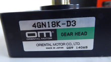 Load image into Gallery viewer, Oriental Motor 4GN18K, 4GN18K-D3 Gearhead Parallel
