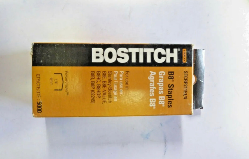 Bostitch B8 / STCRP21151/4 B8 Staples