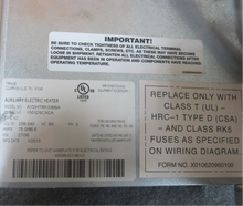 Load image into Gallery viewer, Trane AYDHTRK336BA Electric Heater Fuse Panel
