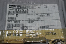 Load image into Gallery viewer, Parker 12 PNTX-S Triple-Lok Plug pack of 25
