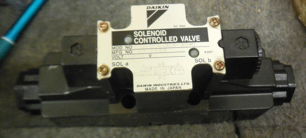 DAIKIN KS0-G02-9CB-30-N DIRECTIONAL VALVE