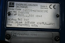 Load image into Gallery viewer, Endress+Hauser PMD235-AE9G9ED1C Differential Pressure Transmitter
