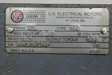 Load image into Gallery viewer, US Motors H04505/Z04F Gear Reducer 10:1 Ratio Frame 325 Type MBQ
