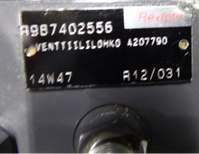 Load image into Gallery viewer, Rexroth R98740025556 Control Valves W/ Block 4WE6J62/EG24N9K4
