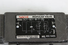 Load image into Gallery viewer, Nachi Hydraulics OCY-G01-W-Y-20 Modular Valve
