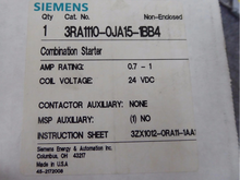 Load image into Gallery viewer, Siemens 3RA1110-0JA15-1BB4 Combination Starter

