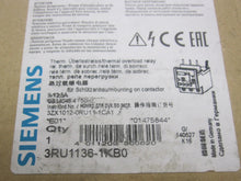Load image into Gallery viewer, SIEMENS 3RU1136-1KB0 OVERLOAD RELAY 9-12.5A
