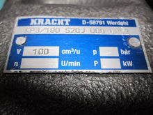 Load image into Gallery viewer, KRACHT KP3/100-S20J-U00-6DL2 HYDRAULIC PUMP
