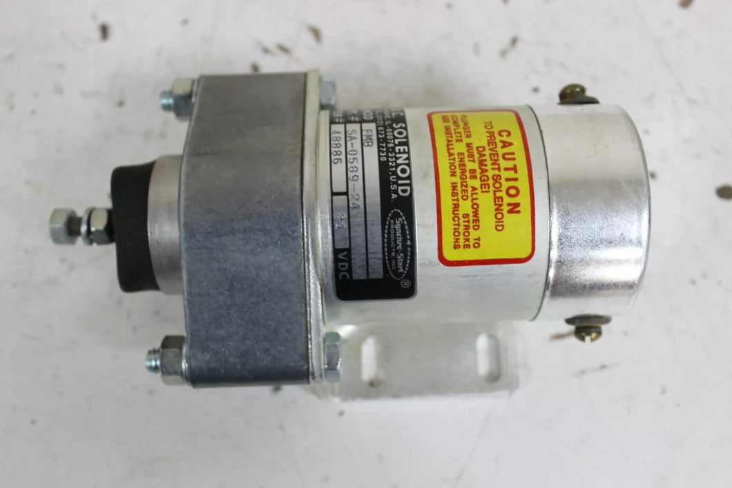 Syncro Start FMB24V Solenoid SA-0589-24, 2920-00-604-6306