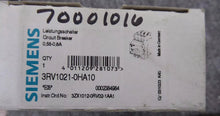 Load image into Gallery viewer, Siemens 3RV1021-0HA10 Circuit Breaker motor protector
