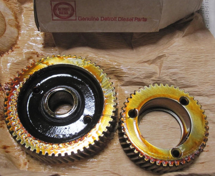 Detroit Diesel 5194833 Blower Rotor Gear 1.55:1 Ratio Set Inline 71