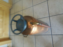 Load image into Gallery viewer, Vintage W.D. Allen MFG All Copper Brass Foam Fire Extinguisher 2-1/2 Gallon
