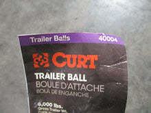 Load image into Gallery viewer, Curt 40004 Tow Ball New 2" V-5 6000LBS
