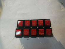 Load image into Gallery viewer, Deaier Red Rocker Switch KCD2-202N New pack of 10
