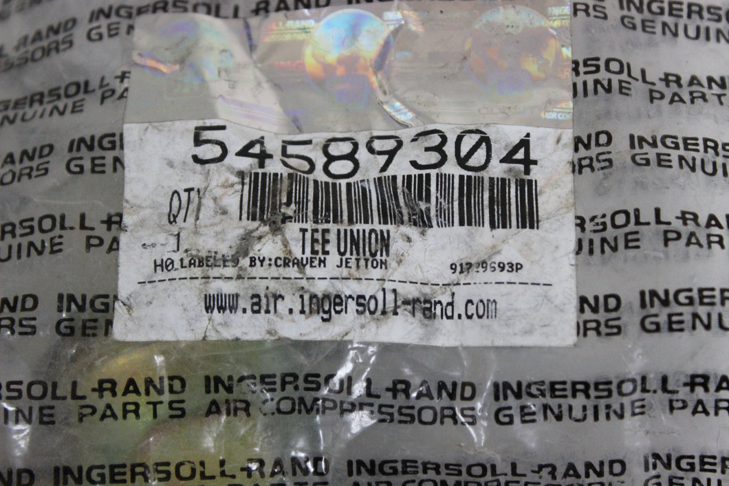 Ingersoll Rand 54589304 Compression Tee Union
