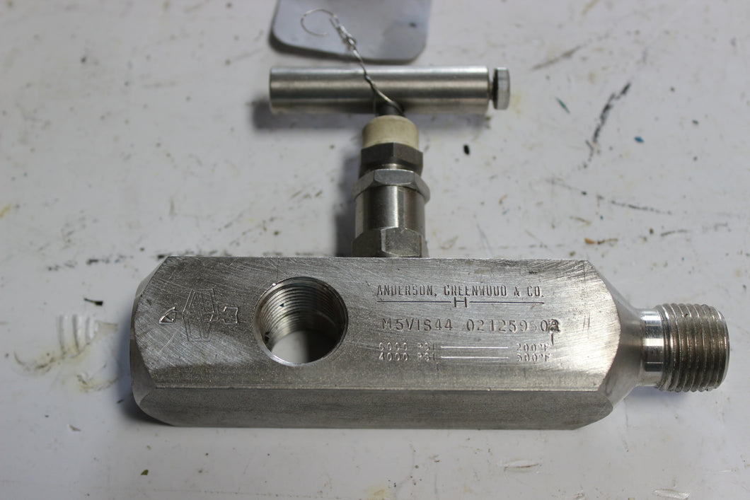 Anderson Greenwood M5VIS-44, M5VIS44 Sample Port Gauge Valve