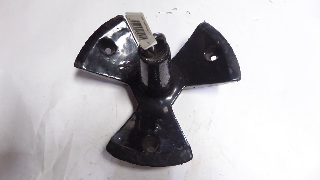 18 lb Cast iron anchor with mar resistant black vinyl coating