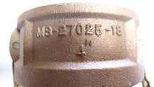 Load image into Gallery viewer, MS-27025-18 - Dixon - 4" Cam &amp; Groove Coupler Fitting Andrews 400-C Bronze
