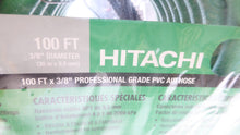 Load image into Gallery viewer, Hitachi 19405 Air Hose 100&#39; X 3/8 Pvc Heavy Duty 300 Psi Pressure
