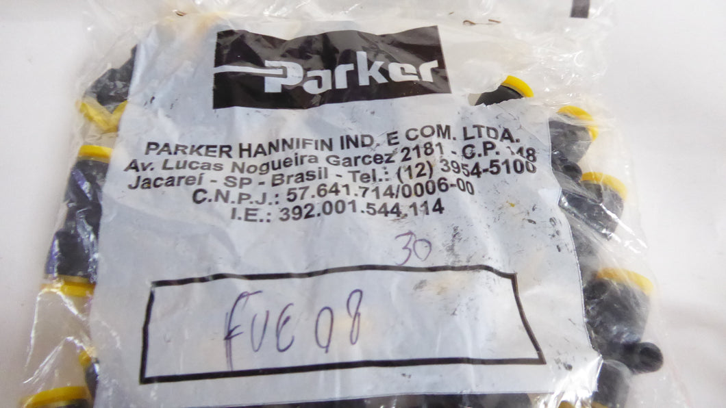 Parker FUE08 easylok Plastic Union 8mm