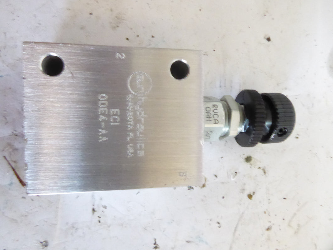 Sun Hydraulics 342638Hydraulics Manifold Valve