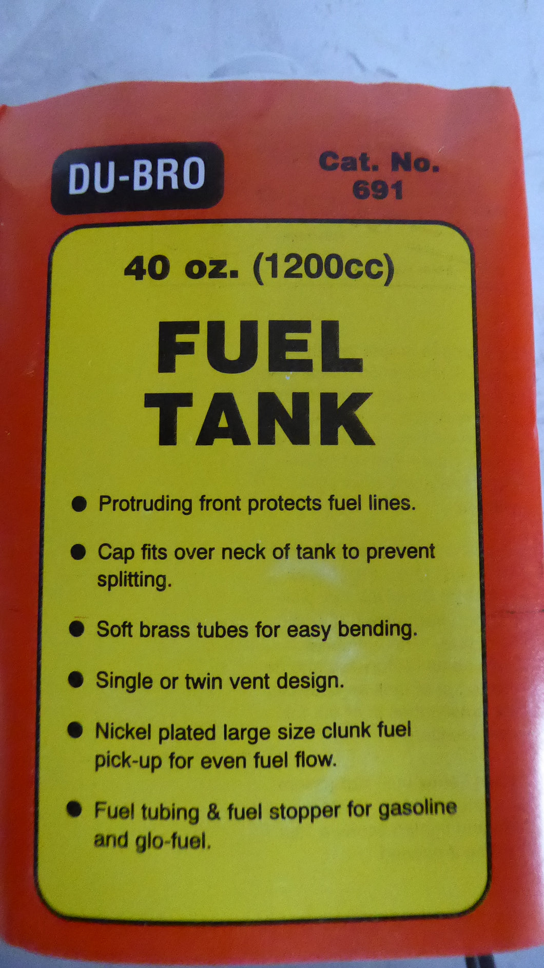 DU-BRO 691 40 oz Fuel Tank