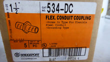 Load image into Gallery viewer, Bridgeport 534-DC 1-1/2&quot; Flex Conduit Screw In Coupling
