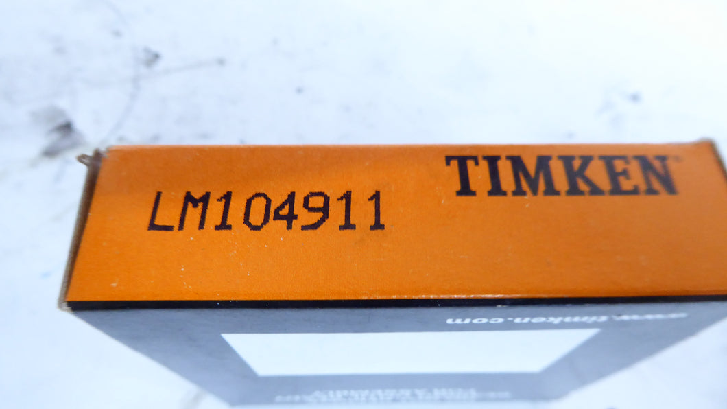 LM104911 - Timken - Tapered Roller Bearing CupOutside Diameter: 3.2500 inCup Width: 0.6500 inSingle CupNon-Flanged CupMaterial: Chrome Steel