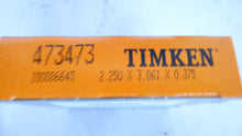 Load image into Gallery viewer, 473473 - Timken - Nitrile Oil Seal SolidShaft Diameter: 2.250 inOutside Diameter: 3.066 inWidth: 0.375 inLip Material: NitrileDouble Lip with SpringMaximum Shaft Surface Speed: 3000 fpm
