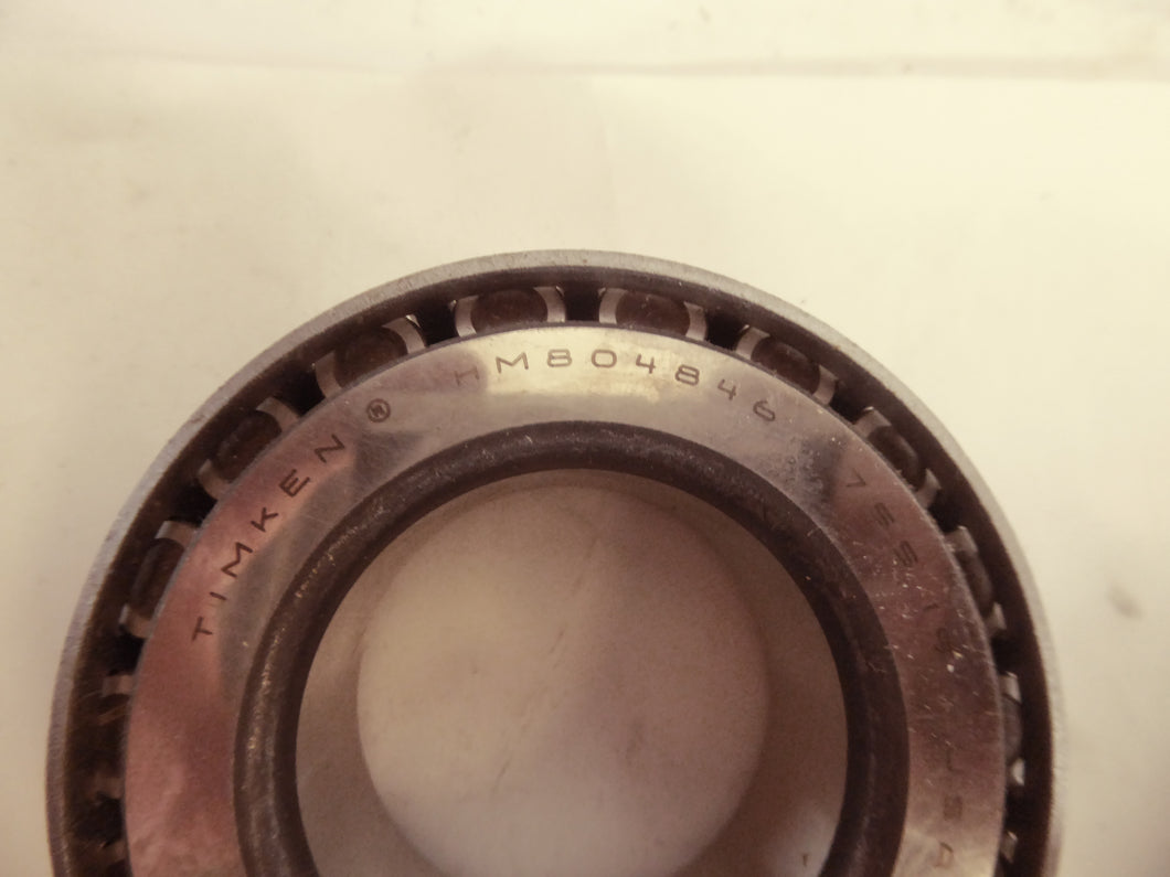 HM804846 - Timken - Tapered Roller Bearing ConeBore Diameter: 1.8750 inCone Width: 1.1563 inCage Material: SteelInner Ring Width: 29.37 mmBearing Material: Chrome Steel