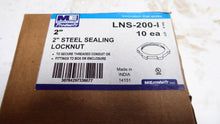 Load image into Gallery viewer, LNS-200-1 - Madison Electric Products - 2&quot; Steel Sealing Locknut
