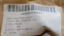 Load image into Gallery viewer, Eaton Aerospace C00P3A-16 Disk, Valve 4820-00-739-6667
