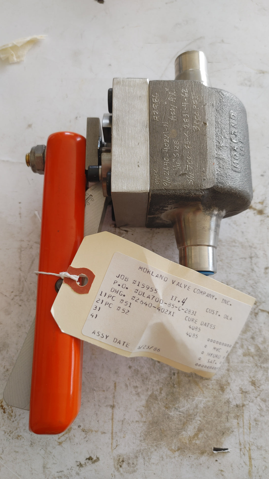 2640-402X1ASSYAX - Electric Boat Corp. - Ball Valve