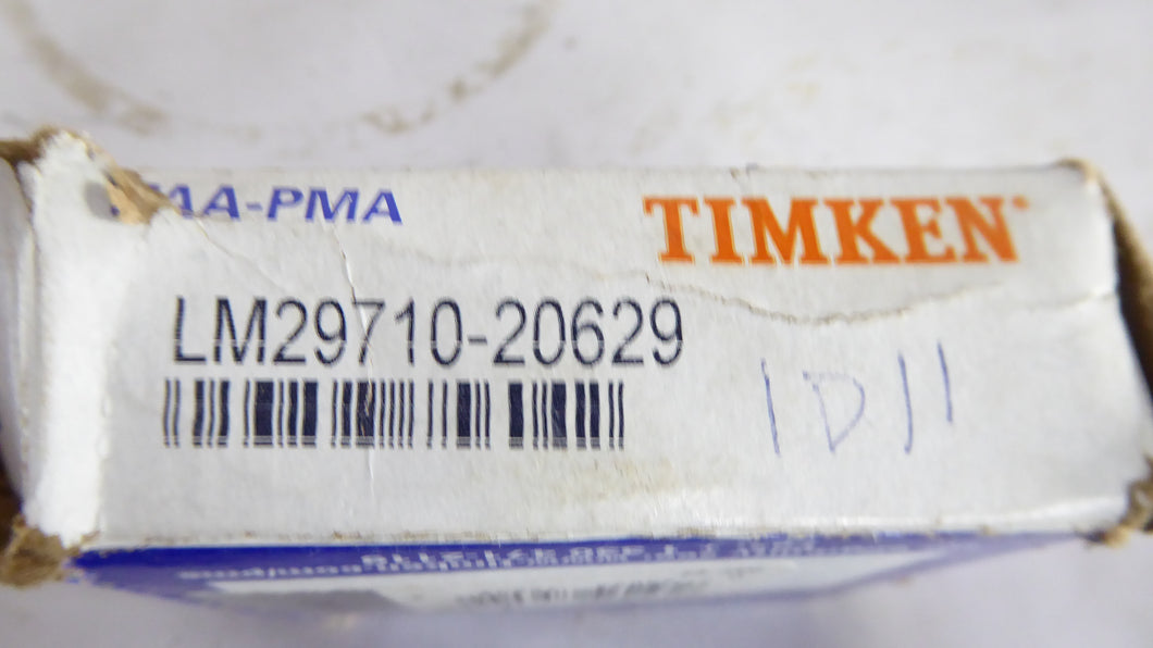 LM29710-20629 - Timken Bearings - Tapered Roller Bearing CupOutside Diameter: 2.5625 inCup Width: 0.5500 inSingle CupNon-Flanged CupMaterial: Chrome Steel