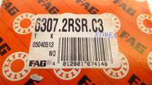 Load image into Gallery viewer, 6307.2RSR.C3 - FAG - Single Row Ball Bearing
