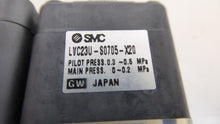 Load image into Gallery viewer, LVC23U-S0705-X20 - SMC - Fluoropolymer ValveOrifice diameters: 4.Flow characteristics: 0.3 Cv.Operating pressure: 0 to 0.5 MPa.Ambient temperature: 0 to 60 C.
